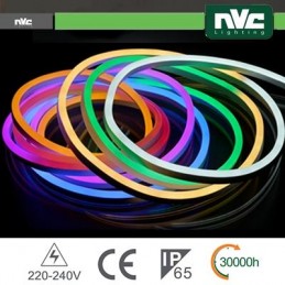 Tubo LED Flex 5050 - 25Metri 8W RGB AC220-240V IP65