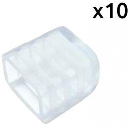10x - Tappo finale per striscia LED a colore singolo